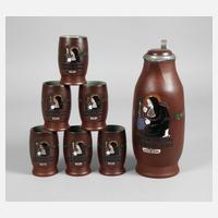 Dümler & Breiden Wasserkanne mit Bechern111