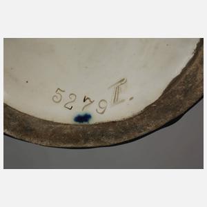 Große Vase mit Schlickermalerei