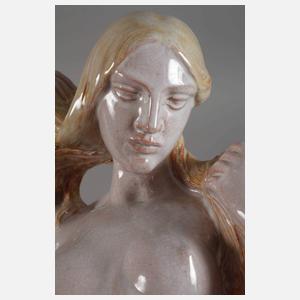 Karl Kiefer, kniender weiblicher Akt