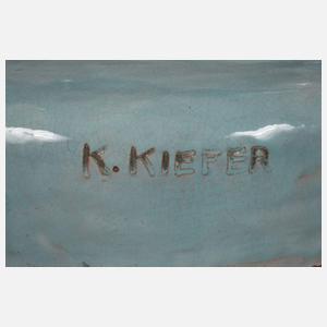 Karl Kiefer, kniender weiblicher Akt