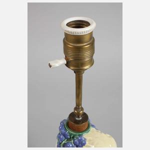 Wiener Keramik "Putto mit Trauben" als Lampenfuß