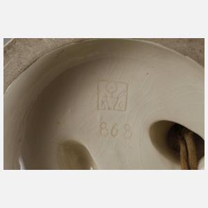 Wiener Keramik "Putto mit Trauben" als Lampenfuß