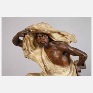 Amphora Kamelreiter während des Samums