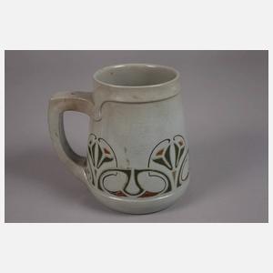 Westerwald drei Bierkrüge Jugendstil