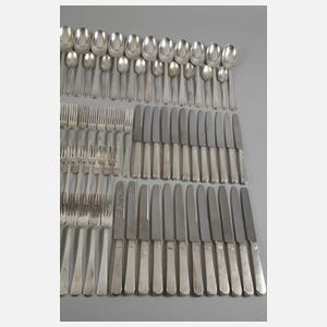 Sehr großes Silberbesteck Gebhard Duvé