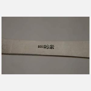 Sehr großes Silberbesteck Gebhard Duvé