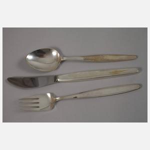 Silber Speisebesteck Georg Jensen "Zypresse"
