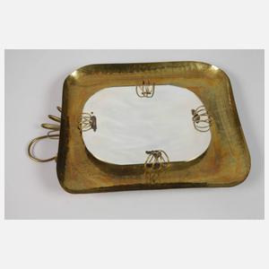 Kleiner Wandspiegel Art déco