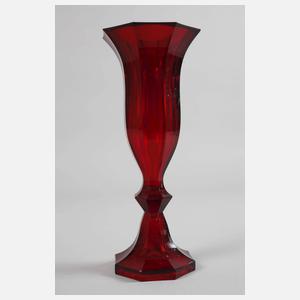 Rubinglasvase