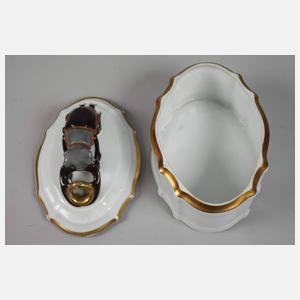 Hutschenreuther "Dose mit Hirschkäferknauf"