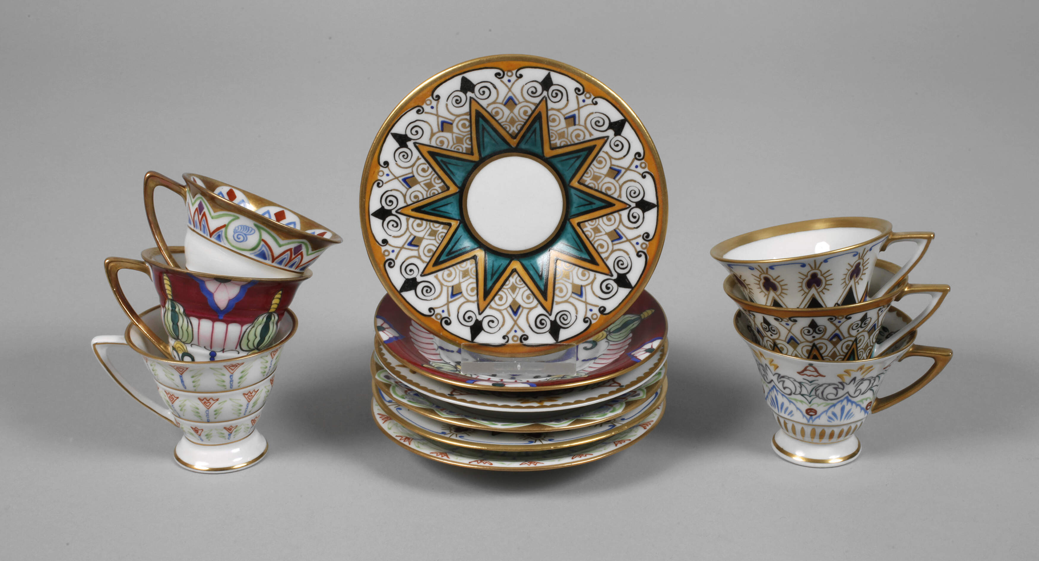 Jäger & Co. Marktredwitz Set Mokkatassen Art déco