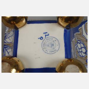 Royal Dux Böhmen Deckeldose Art déco