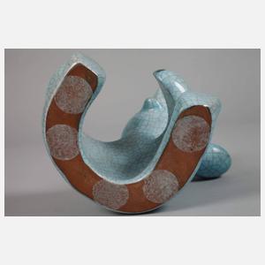 Walter Bosse, sitzender Bär als Flaschenhalter