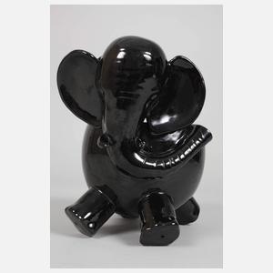 Walter Bosse Kufstein, Elefant als Cachepot