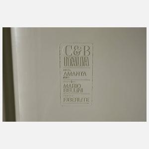 Sitzgruppe "Trinom" und Tisch "Amanta"