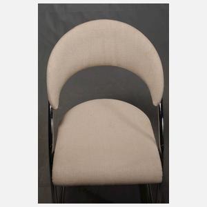 Thonet drei Stahlrohrstühle