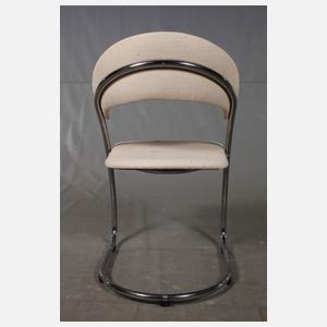 Thonet drei Stahlrohrstühle