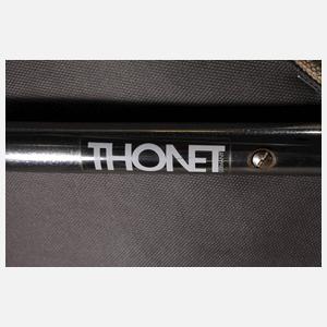 Thonet drei Stahlrohrstühle