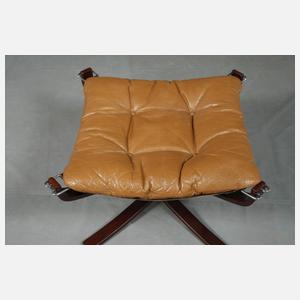 "Falcon-Chair" mit Ottomane