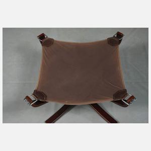 "Falcon-Chair" mit Ottomane