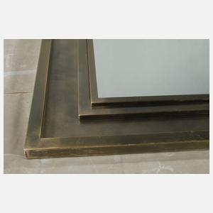 Großer Wandspiegel Chrom