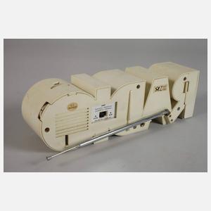 Radio und Tischuhr Design