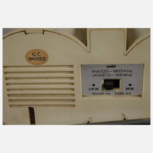 Radio und Tischuhr Design