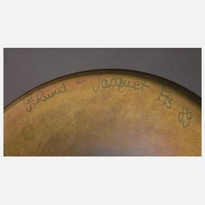 Schmid-Jacquet Pokalglas mit Schwanenmotiven