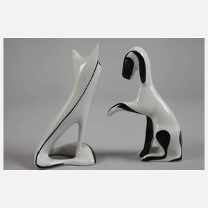 Cmielow Polen Hund und Fuchs