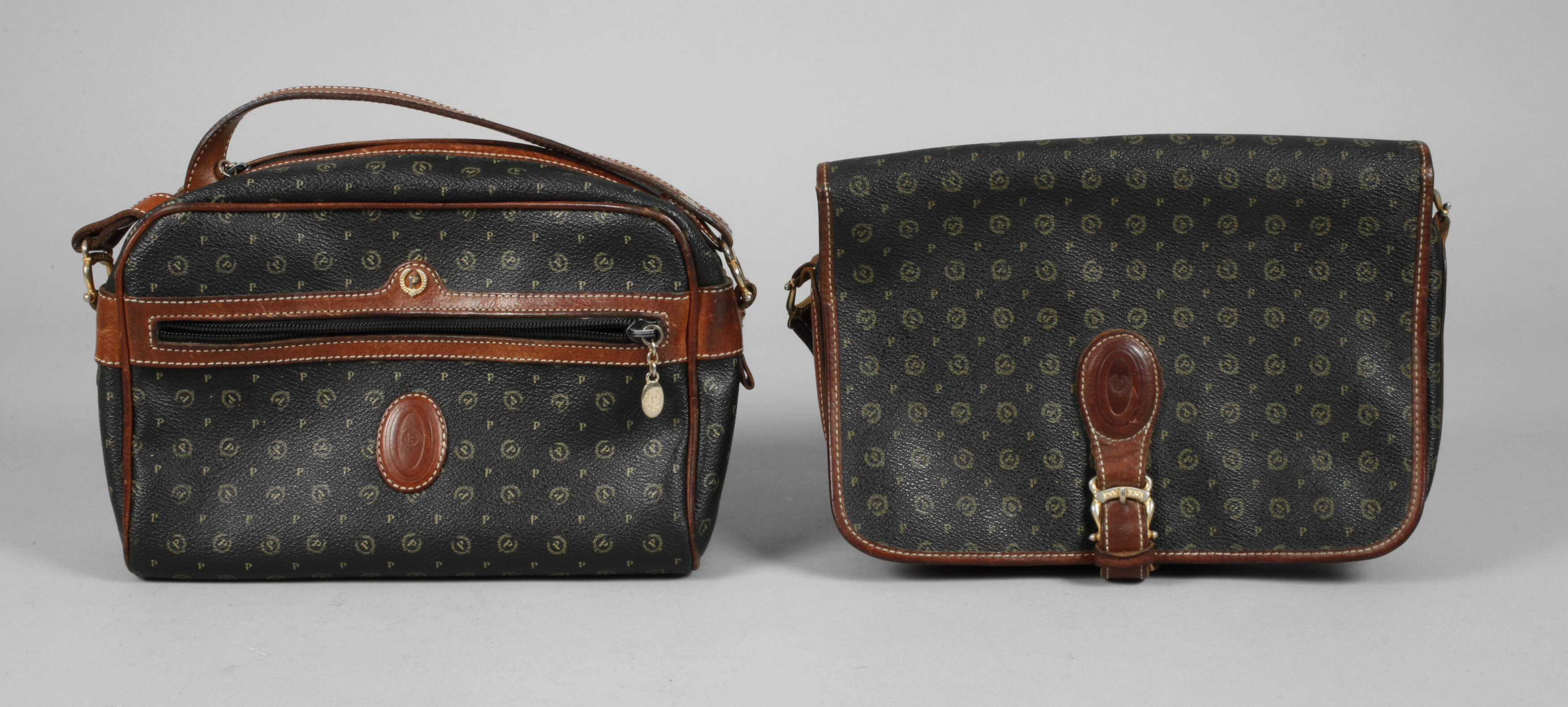 Zwei Schultertaschen Pollini