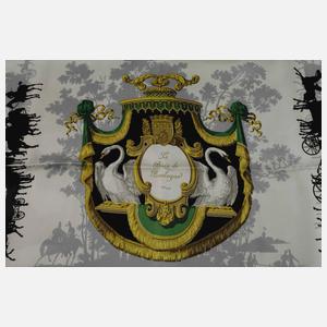 Hermès Seidentuch "Le Bois de Boulogne"