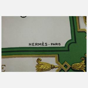 Hermès Seidentuch "Le Bois de Boulogne"