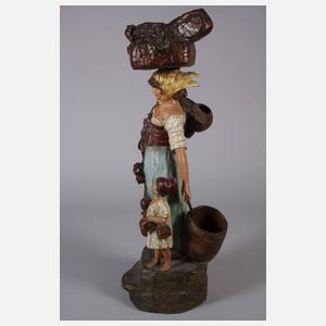 Neapolitanische Marktfrau mit Kind