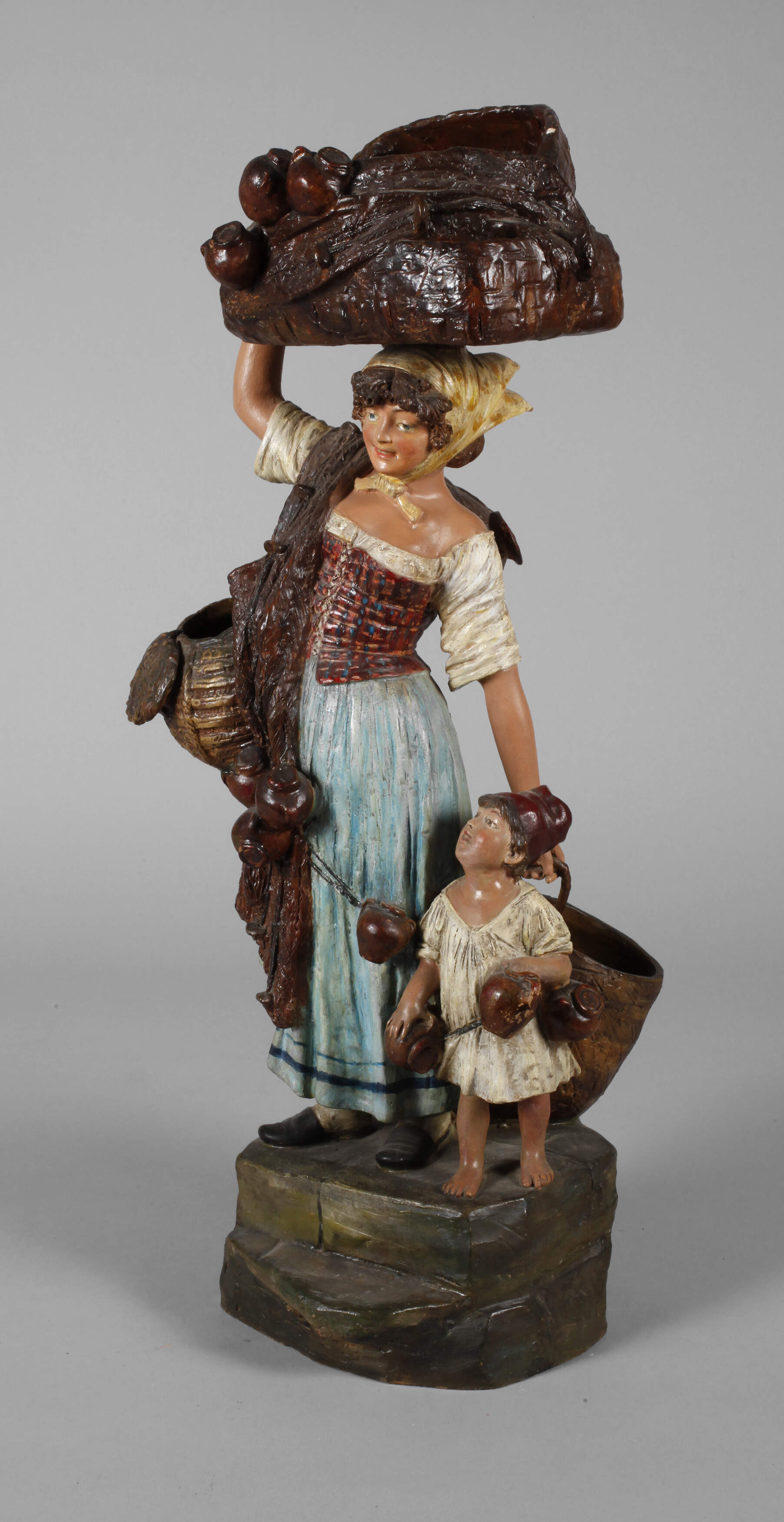 Neapolitanische Marktfrau mit Kind