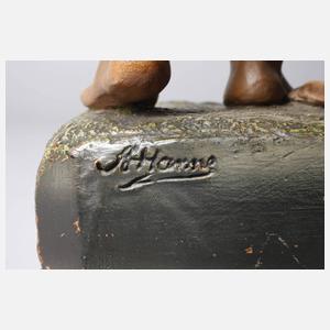 Lorenzo Vergnano, "Vom Gewitter überrascht"