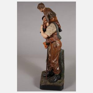 Joseph le Guluche, Großvater mit Enkelkindern