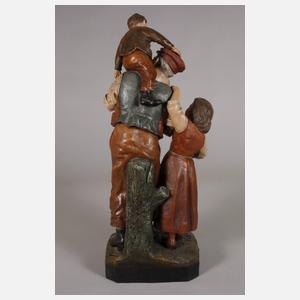 Joseph le Guluche, Großvater mit Enkelkindern