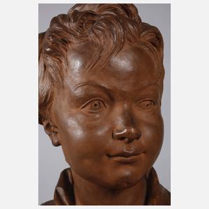nach Jean-Antoine Houdon, Kinderbüste