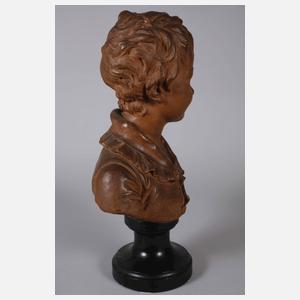 nach Jean-Antoine Houdon, Kinderbüste