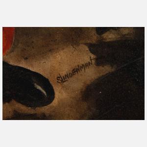 Porzellanbildplatte Kinderbildnis