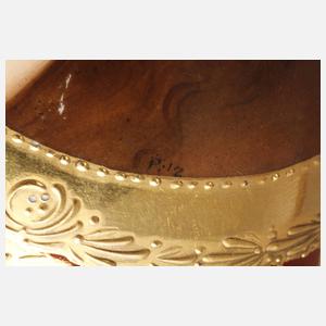 Prunkvolle Enghalsvase "Erblüht"