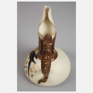 Böhmen Karaffe mit Drachenhenkel