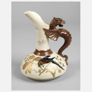 Böhmen Karaffe mit Drachenhenkel