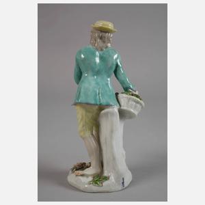 Frankreich Gärtner mit Gemüsekorb