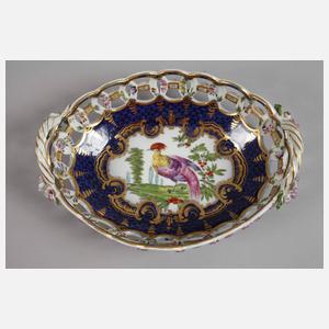 Frankreich kleine Korbschale Vogelmotiv