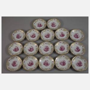 Fraureuth umfangreiches Prunkservice "Rococo"