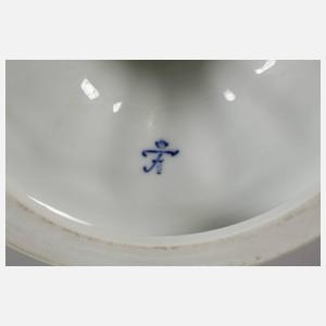 Fürstenberg Potpourrivase mit Muschelrelief