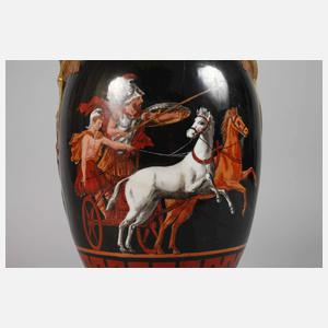 Ginori Italien große Prunkvase Antikenrezeption