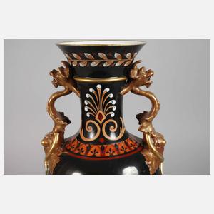 Ginori Italien große Prunkvase Antikenrezeption