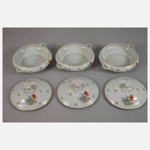 Herend Ungarn Speiseservice "Bouquet de Tulipe"